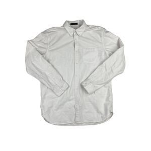 Brandy Melville - Button Down Long Sleeve Shirt in White